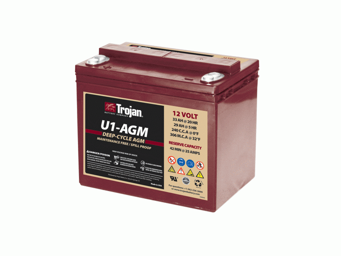 ẵ Trojan Deep Cycle 12V 33Ah Դ AGM Ѻ